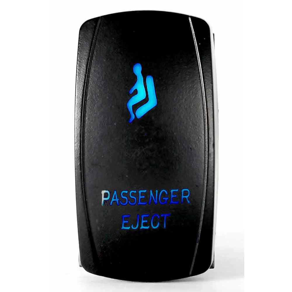 Quake LED - QRS294 - Rocker Switch Passenger Eject 2 Way 5 Pin Blue