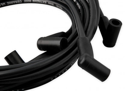 ACCEL Spark Plug Wire Set - Chevy Small Block with HEI 75-86 Wires Under Valve Cover-Black 9018CK