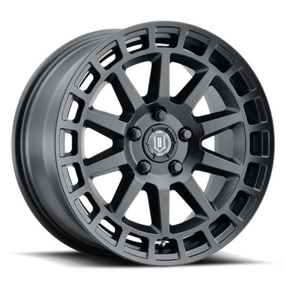 ICON Alloys JOURNEY SAT BLK - 17 X 8 / 5 X 4.5 / 38 MM / 6" BS 7117806560SB