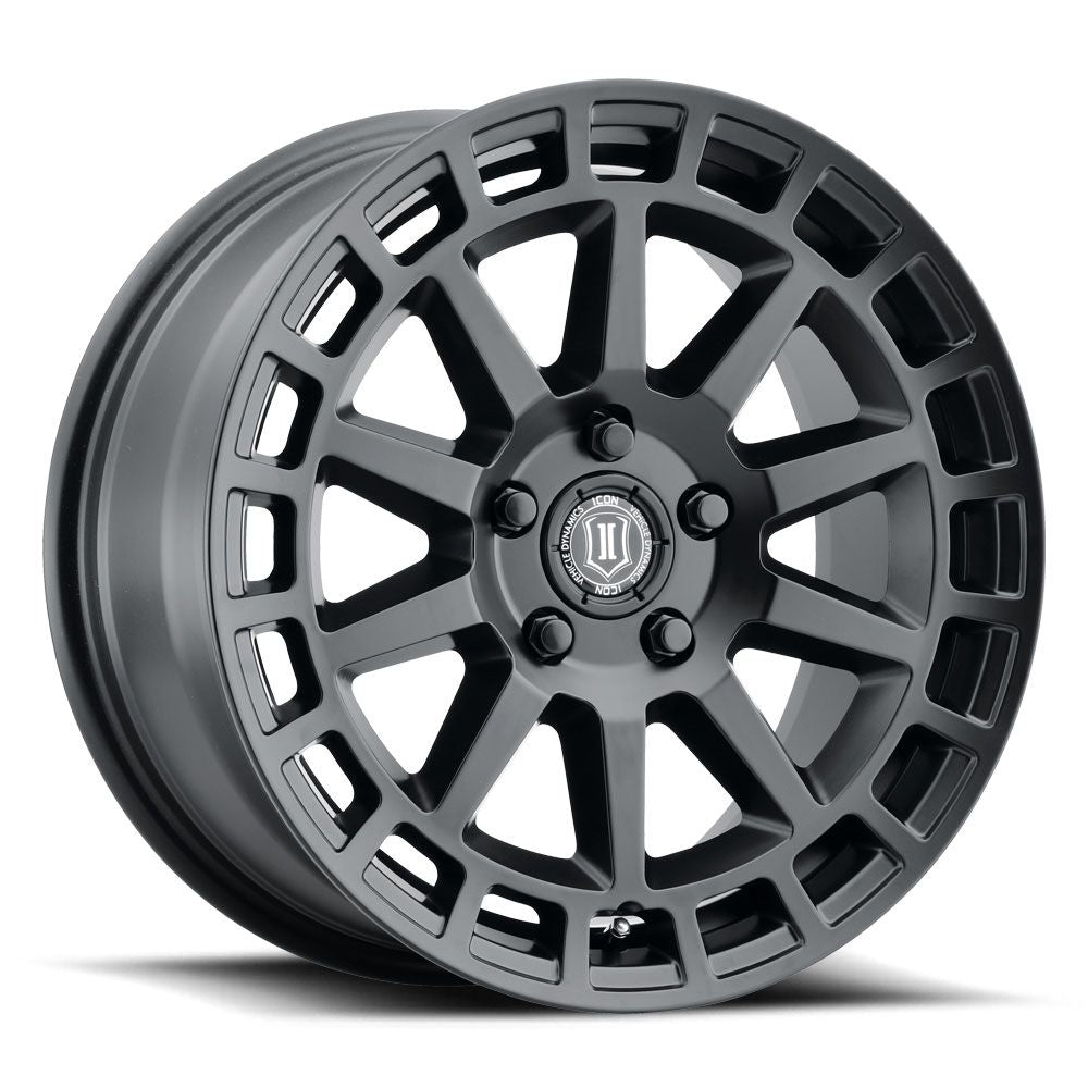 ICON Alloys JOURNEY SAT BLK - 17 X 8 / 5 X 100 / 38 MM / 6" BS 7117805060SB