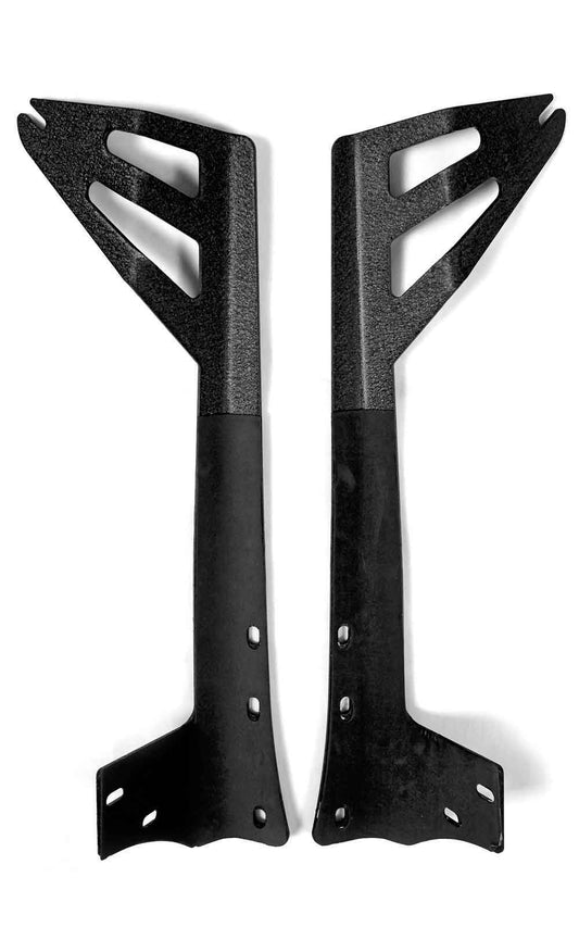 Quake LED - QBJ402 - Jeep JK 52-53 Inch Straight LED Light Bar Window Pillar Bracket 2007-18 For 2007-2017 Jeep Wrangler