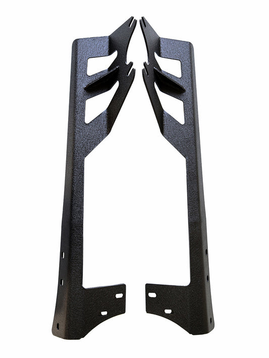 Quake LED - QBJ405 - Jeep JK Window Pillar Bracket 2007-18 Wrangler JK Dual Light Bar Brackets For 2007-2017 Jeep Wrangler