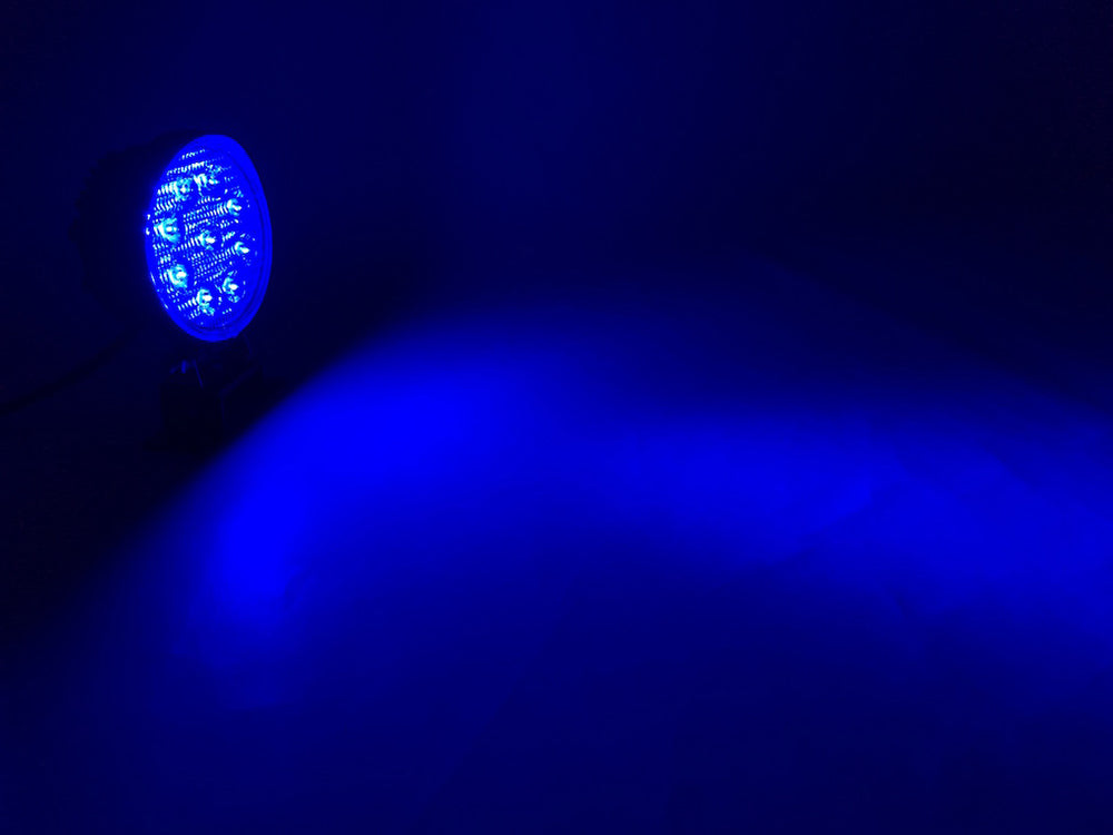 Quake LED - QFR496 - 4 Inch Work Light 27 Watt Blue Spot Fracture Series