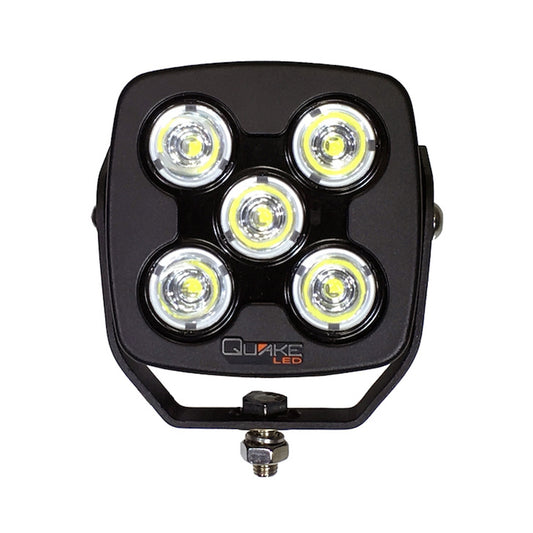 Quake LED - QME796 - 4.5 Inch Work Light 50 Watt Spot RGB Accent Megaton Series Quad-Lock/Interlock