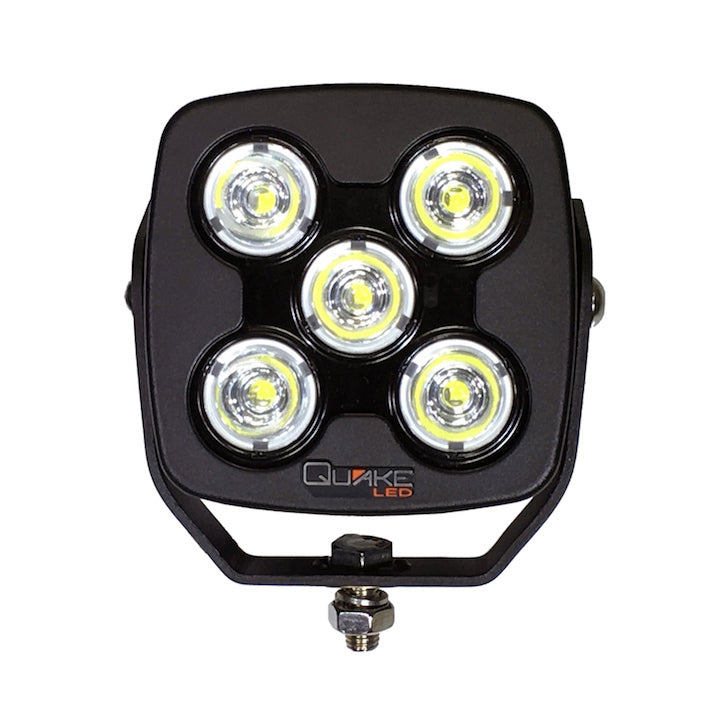 Quake LED - QME796 - 4.5 Inch Work Light 50 Watt Spot RGB Accent Megaton Series Quad-Lock/Interlock