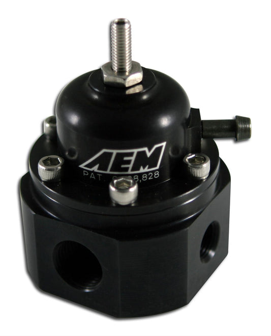AEM Universal Adjustable Fuel Pressure Regulator 25-302BK