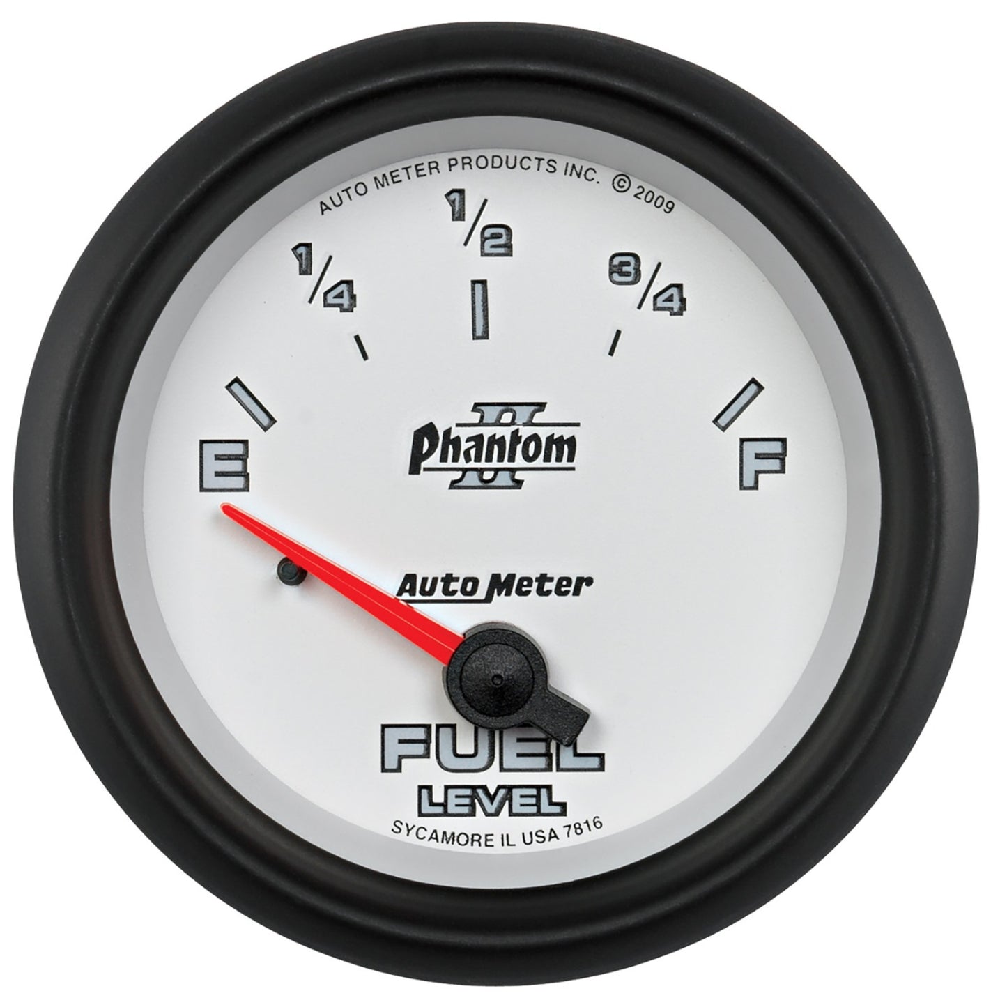 AutoMeter 2-1/16 in. FUEL PRESSURE 0-30 PSI SPEK-PRO WHITE/BLACK P31612