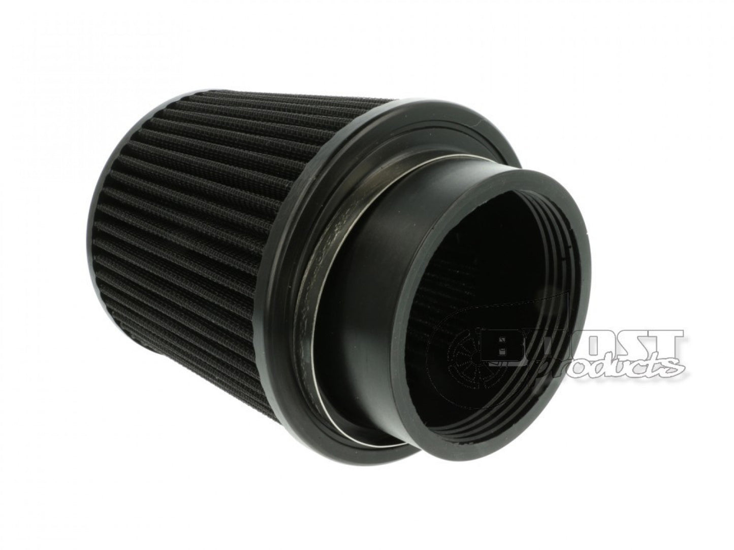 BOOST products Universal Air Filter 89mm (3-1/2") ID Connection, 127mm (5") Length, Black IN-LU-127-089
