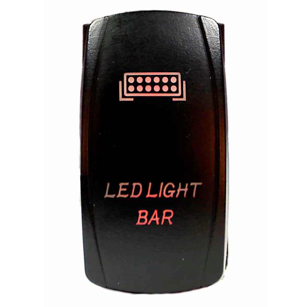 Quake LED - QRS297 - Rocker Switch LED Light Bar 2 Way 5 Pin Amber