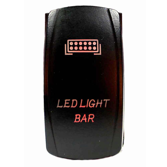 Quake LED - QRS297 - Rocker Switch LED Light Bar 2 Way 5 Pin Amber