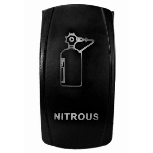 Quake LED - QRS325 - Rocker Switch Nitrous 2 Way 5 Pin White