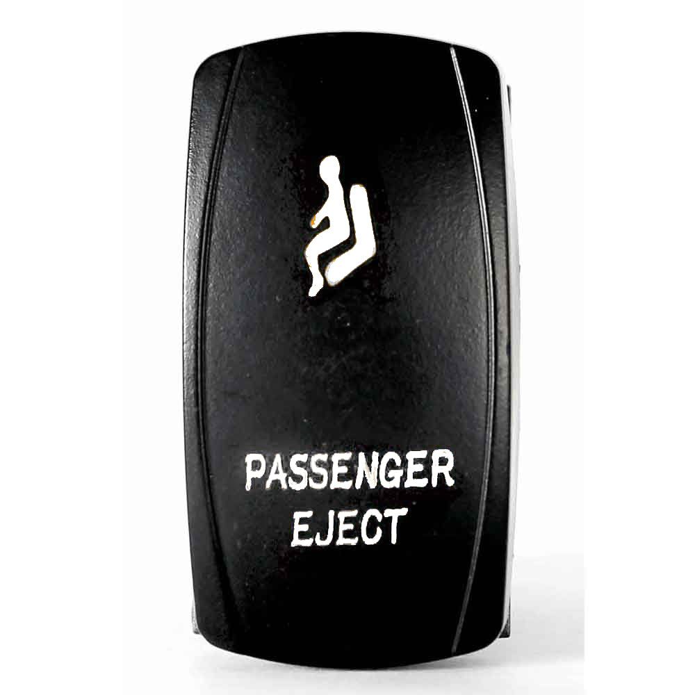 Quake LED - QRS436 - Rocker Switch Passenger Eject 2 Way 5 Pin White