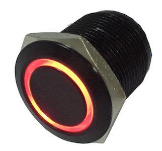 Quake LED - QRS716 - On/Off Flush Mount Switches 5 Pin 5 Amp Black/Amber