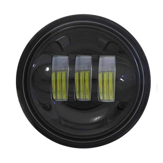Quake LED - QTE464 - 4.5 Inch 30 Watt Fog Light Black Reflector Tempest Series