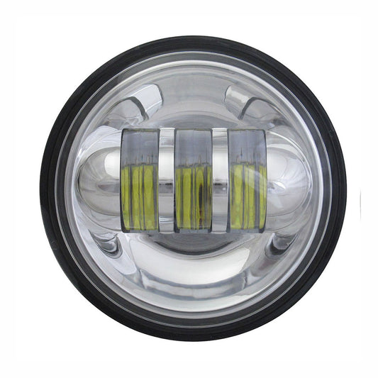 Quake LED - QTE465 - 4.5 Inch 30 Watt Fog Light Chrome Reflector Tempest Series