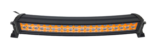Quake LED - QUCA738 - 22 Inch Curved LED Light Bar Dual Row 120 Watt Orange Reflector Spot Ultra ARC Color Series