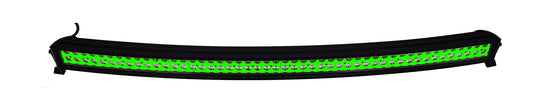 Quake LED - QUCA633 - 50 Inch Curved LED Light Bar Dual Row 288 Watt Green Reflector Spot Ultra ARC Color Series