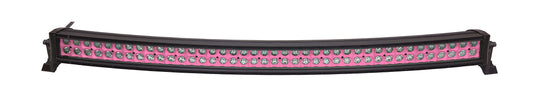 Quake LED - QUCA642 - 42 Inch Curved LED Light Bar Dual Row 240 Watt Pink Reflector Spot Ultra ARC Color Series