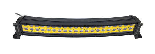 Quake LED - QUCA645 - 22 Inch Curved LED Light Bar Dual Row 120 Watt Yellow Reflector Spot Ultra ARC Color Series