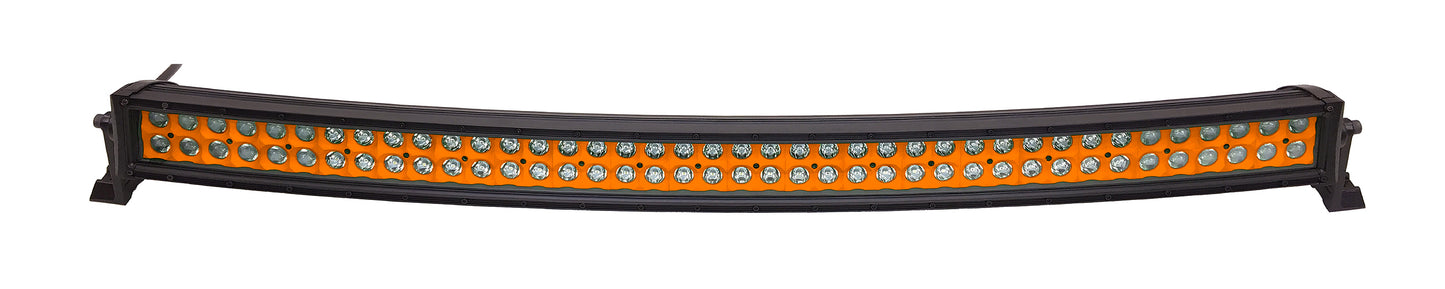 Quake LED - QUCA740 - 42 Inch Curved LED Light Bar Dual Row 240 Watt Orange Reflector Spot Ultra ARC Color Series