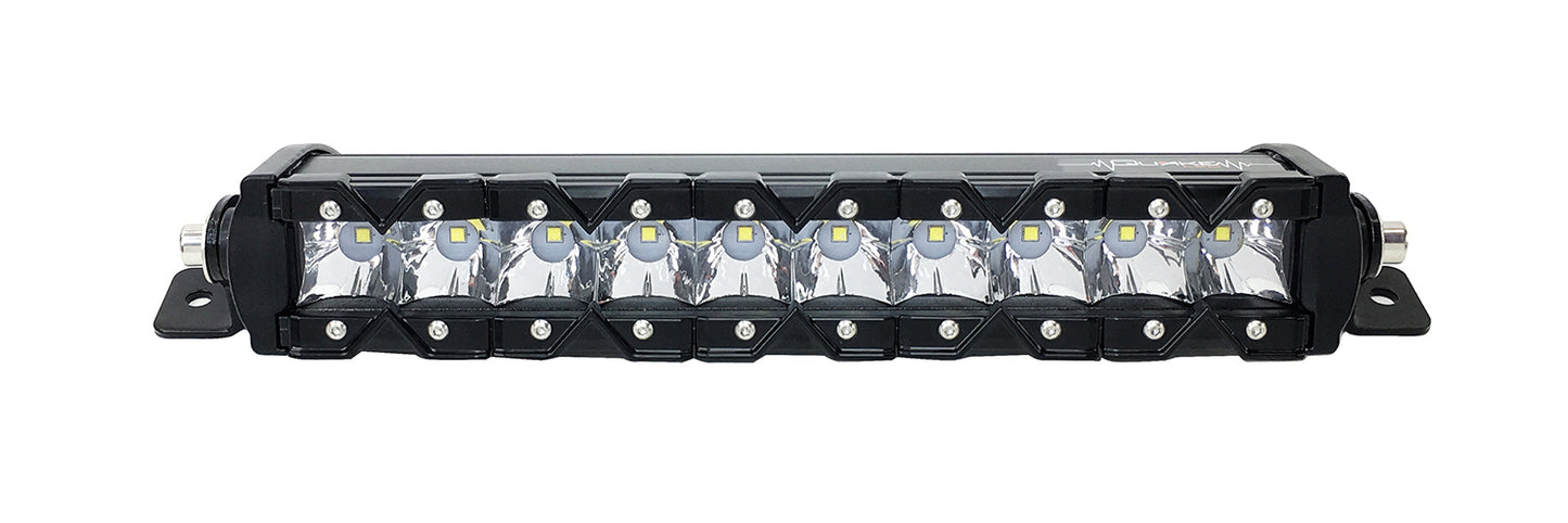 Quake LED - QUMS540 - 13 Inch LED Light Bar Single Row 50 Watt Super Spot Monolith Slim Series
