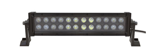 Quake LED - QUU577 - 13.5 Inch LED Light Bar Dual Row 72 Watt Combo Blackout Series