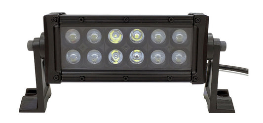 Quake LED - QUU578 - 8 Inch LED Light Bar Dual Row 36 Watt Combo Ultra Blackout