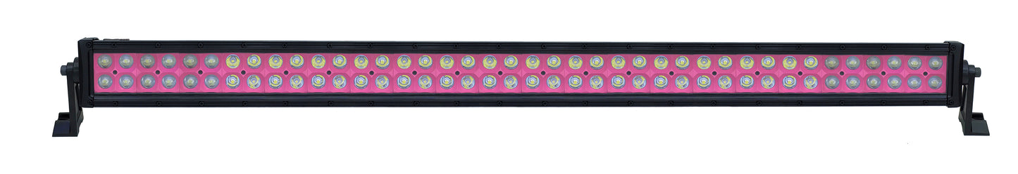 Quake LED - QUU595 - 42 Inch LED Light Bar Dual Row 240 Watt Pink Reflector Combo Ultra Color Series