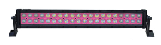 Quake LED - QUU597 - 23 Inch LED Light Bar Dual Row 120 Watt Pink Reflector Combo Ultra Color Series
