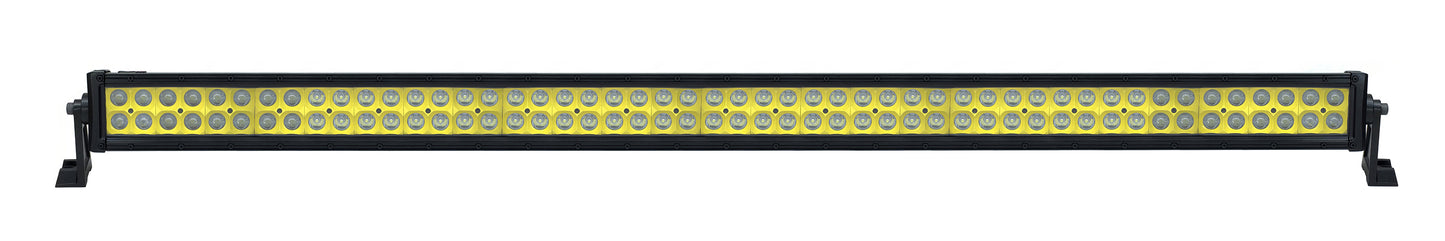 Quake LED - QUU601 - 50 Inch LED Light Bar Dual Row 300 Watt Yellow Reflector Combo Ultra Color Series