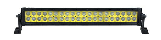 Quake LED - QUU604 - 23 Inch LED Light Bar Dual Row 120 Watt Yellow Reflector Combo Ultra Color Series