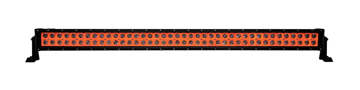 Quake LED - QUU609 - 42 Inch LED Light Bar Dual Row 240 Watt Orange Reflector Combo Ultra Color Series