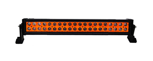 Quake LED - QUU611 - 23 Inch LED Light Bar Dual Row 120 Watt Orange Reflector Combo Ultra Color Series