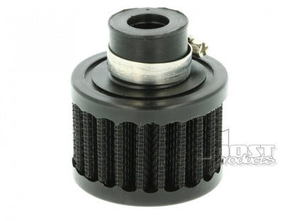 BOOST products Crankcase Breather Filter with 15mm (19/32") ID Connection, Black IN-LU-050-015