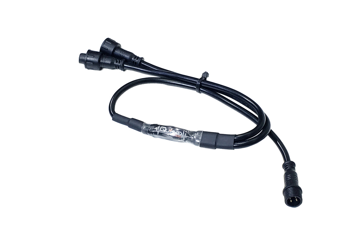 Quake LED - QW887 - 20 Inch 1 -2 4 Pin RGB Splitter