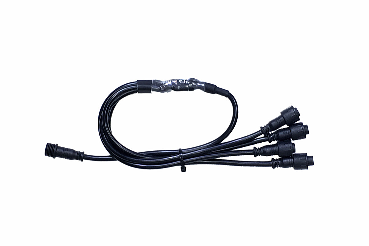 Quake LED - QW888 - 20 Inch 1 -4 4 Pin RGB Splitter