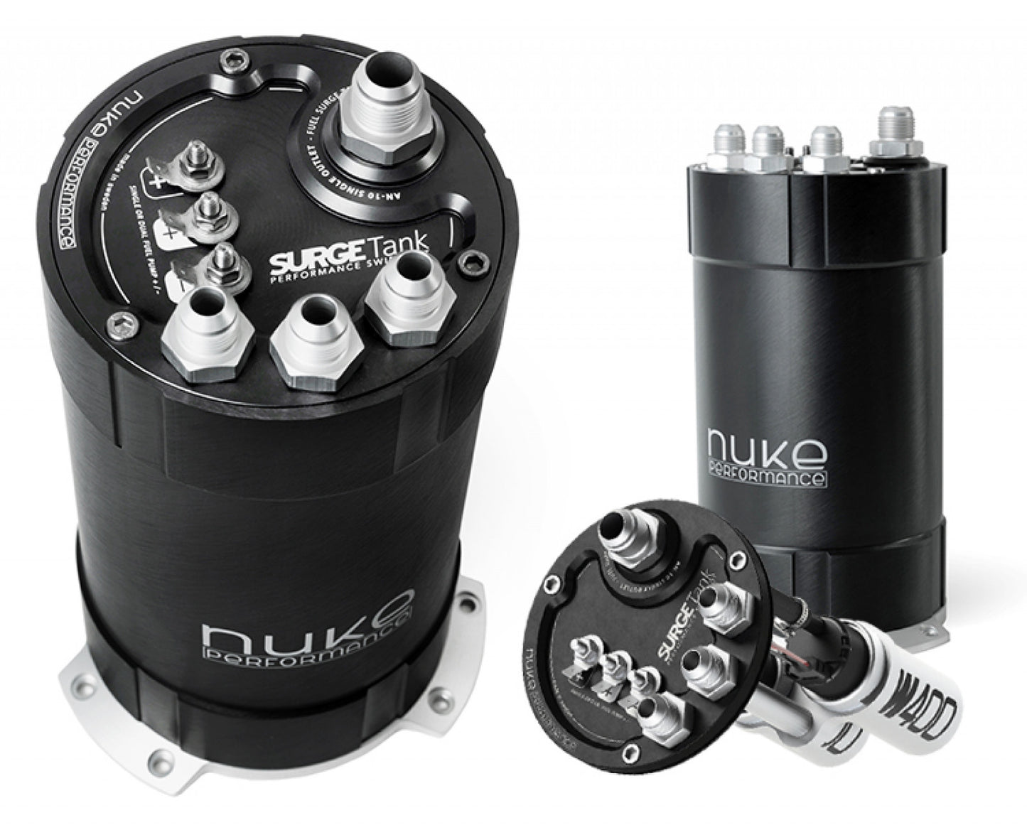 Nuke Performance 2G Fuel Surge Tank 3.0 Liter Single or Dual Deatschwerks DW400 150-01-207