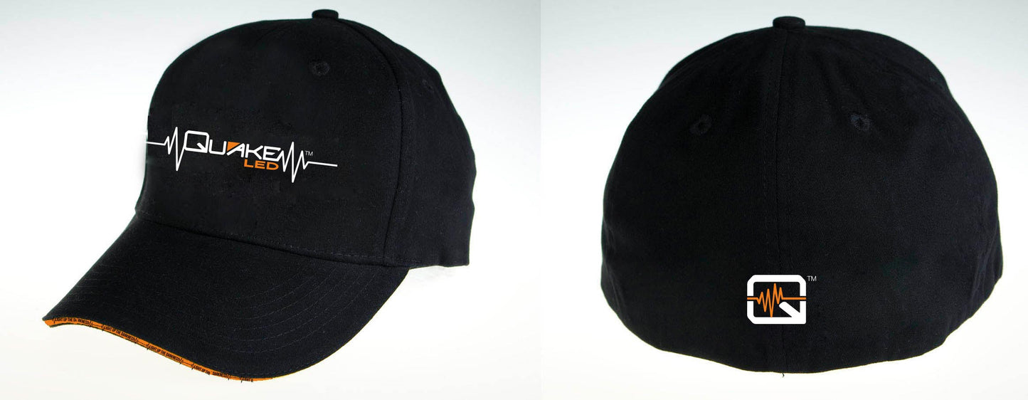 Quake LED - QAPR-500 - Mens Cap Black Size 56