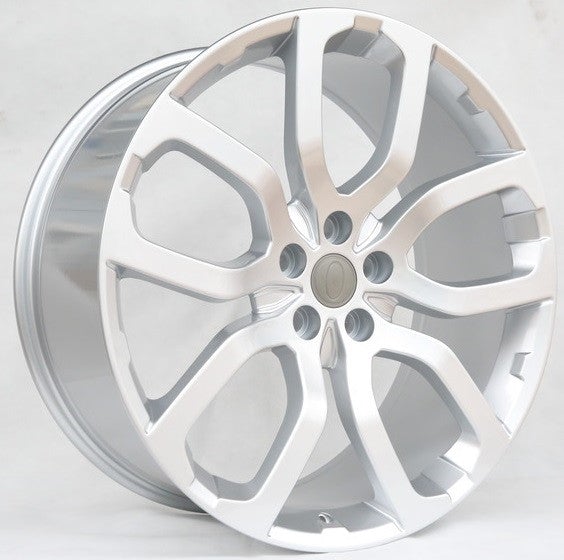 20" X 9.5" Silver Aluminum Wheels Set - Dynamic Performance - R525-S-20x9.5-5x108-45-72.56