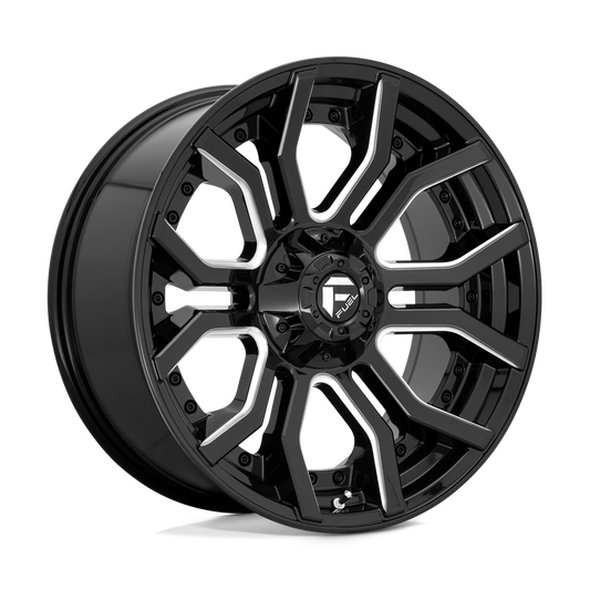 D711 22X10 6X135/5.5 GL-BLK-MIL -18MM