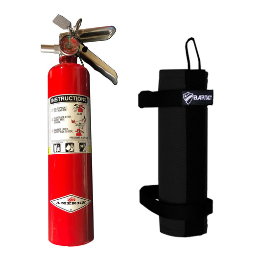 Amerex 2.5 LB Extinguisher Plus Roll Bar Holder and Mount Pals/Molle/Black