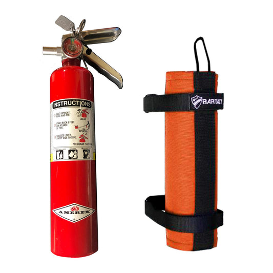 Amerex 2.5 LB Extinguisher Plus Roll Bar Holder and Mount Pals/Molle/Orange