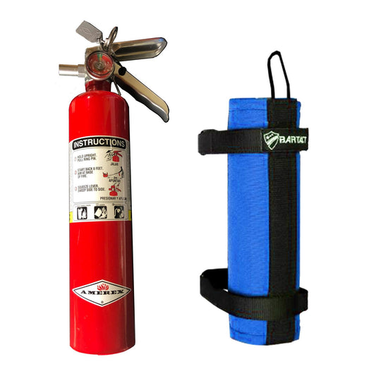 Amerex 2.5 LB Extinguisher Plus Roll Bar Holder and Mount Pals/Molle/Blue