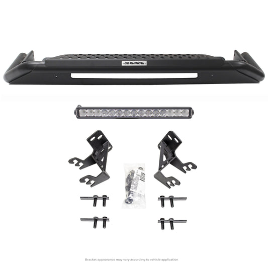 Go Rhino 5665620LT RC3 LR With Mounting Brackets & 20" Light Bar Textured Black