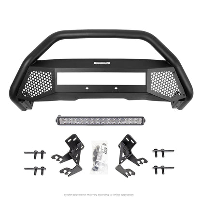 Go Rhino 5414620LT RC4 LR With Mounting Brackets & 20" Light Bar Textured Black