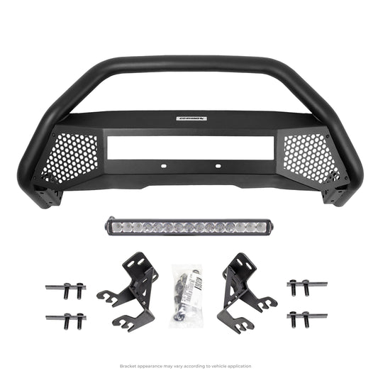 Go Rhino 5414620LT RC4 LR With Mounting Brackets & 20" Light Bar Textured Black