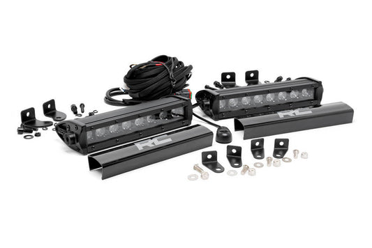 Dual 8-inch Black Series CREE LED Grille Lights