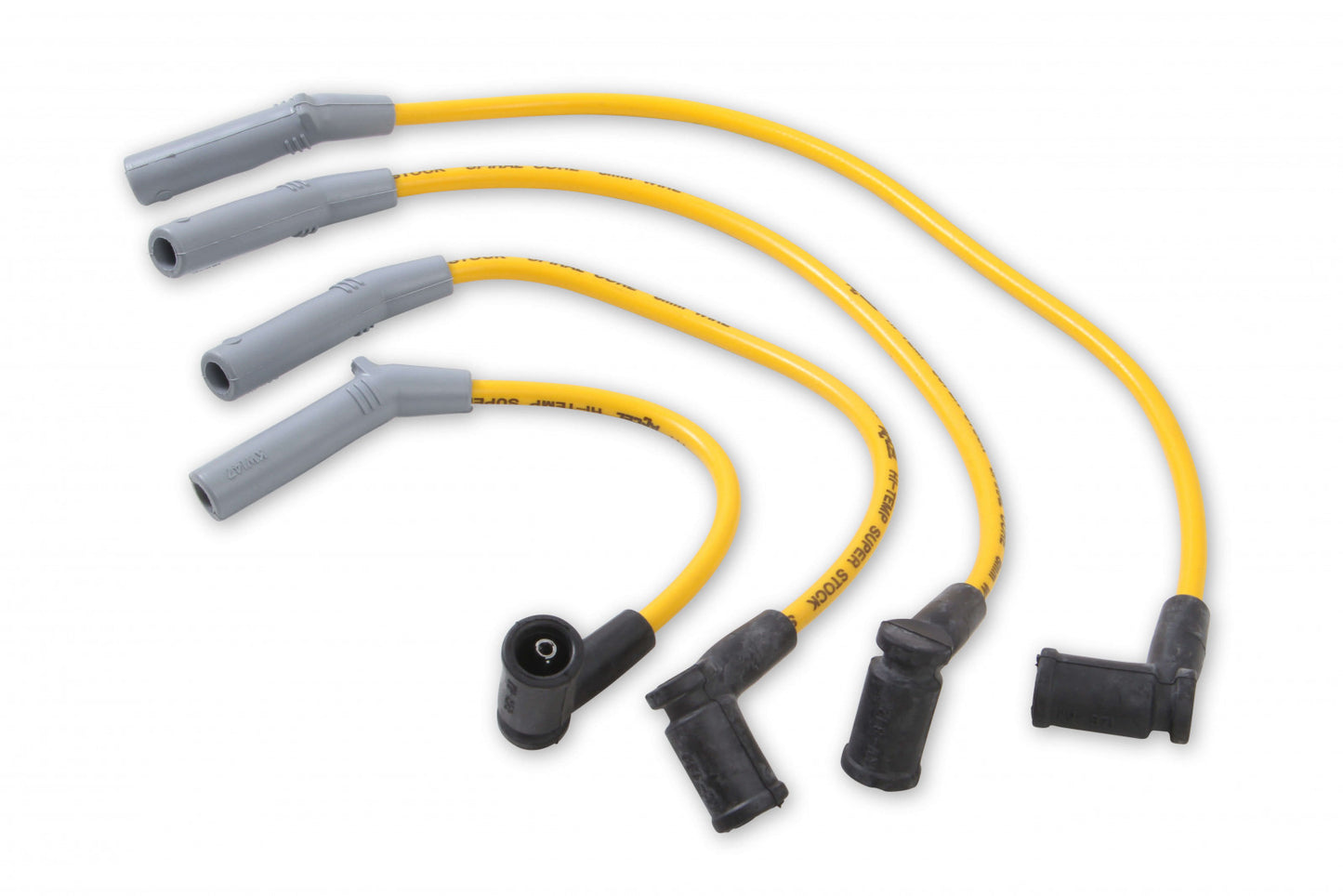 ACCEL Spark Plug Wire Set - Super Stock Spiral 8mm - 77-80 Ford Fiesta - Yellow 5153