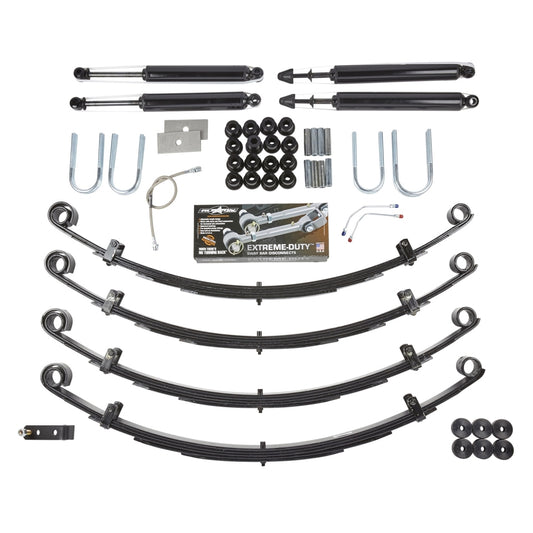 Rubicon Express 2.5 Inch Standard Leaf Spring Lift Kit With Twin Tube Shocks RE5505