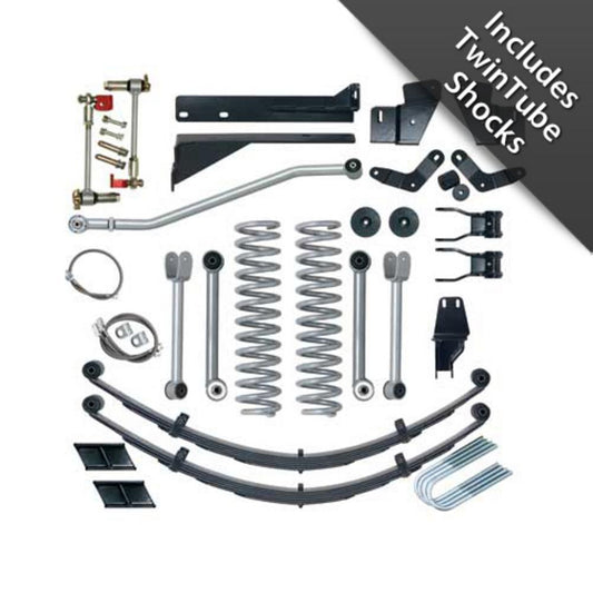 Rubicon Express 5.5 Inch Extreme-Duty Short Arm Lift Kit With Twin Tube Shocks RE6200T
